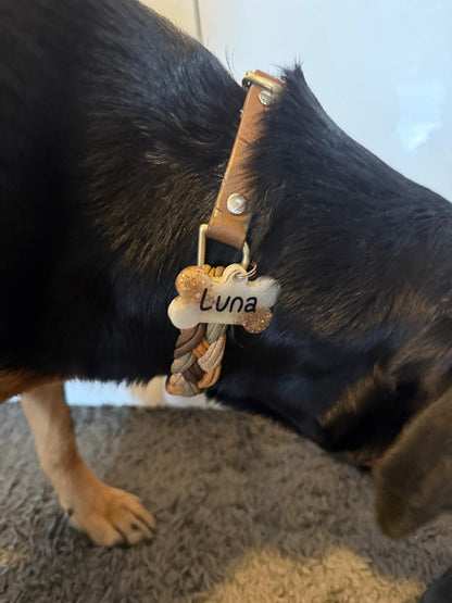 Hundemarke, handgemacht, Unikat, Geschenk, personalisiert