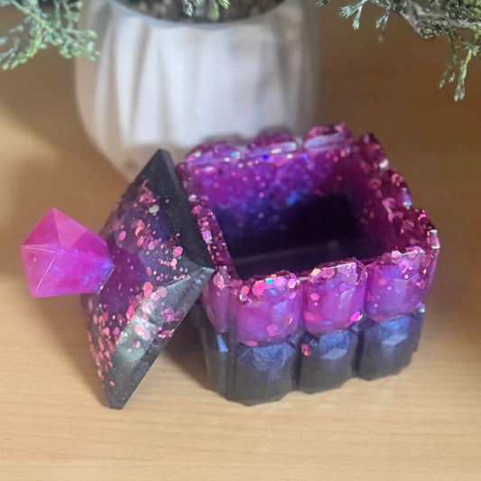 Dose Diamant Epoxidharz, glitzer, Geschenk, Wunschfarben