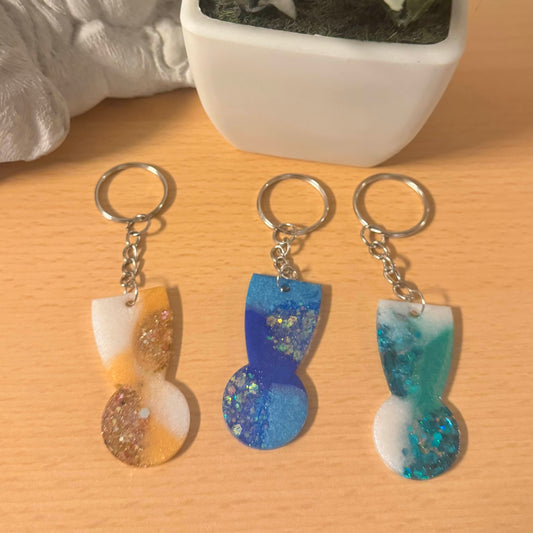 Epoxidharz Schlüsselanhänger Einkaufswagenlöser Form1, Unikat, Handarbeit, Geschenk