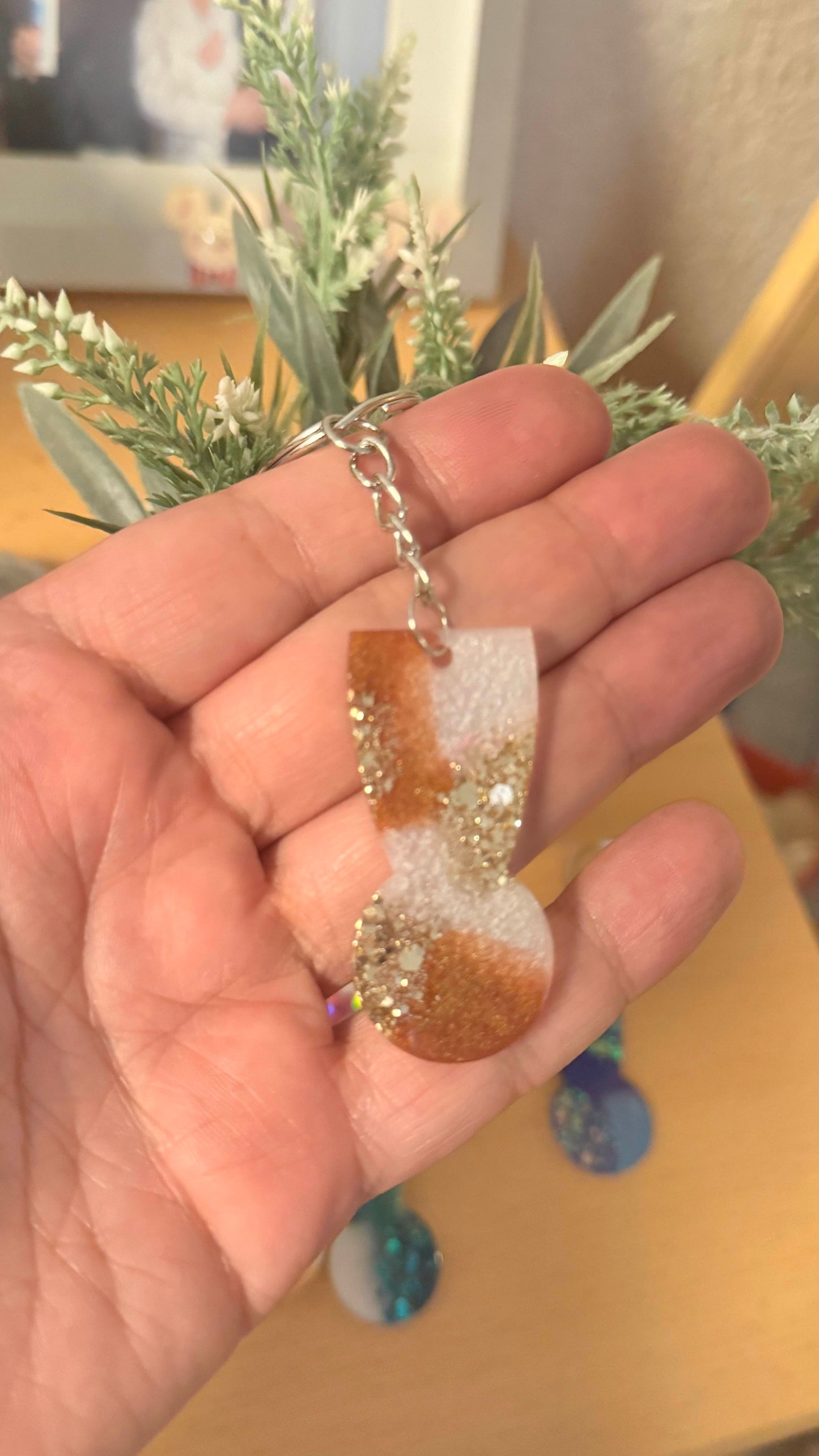 Epoxidharz Schlüsselanhänger Einkaufswagenlöser Form1, Unikat, Handarbeit, Geschenk