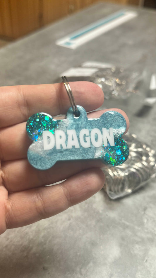 Hundemarke, handgemacht, Unikat, Geschenk, personalisiert